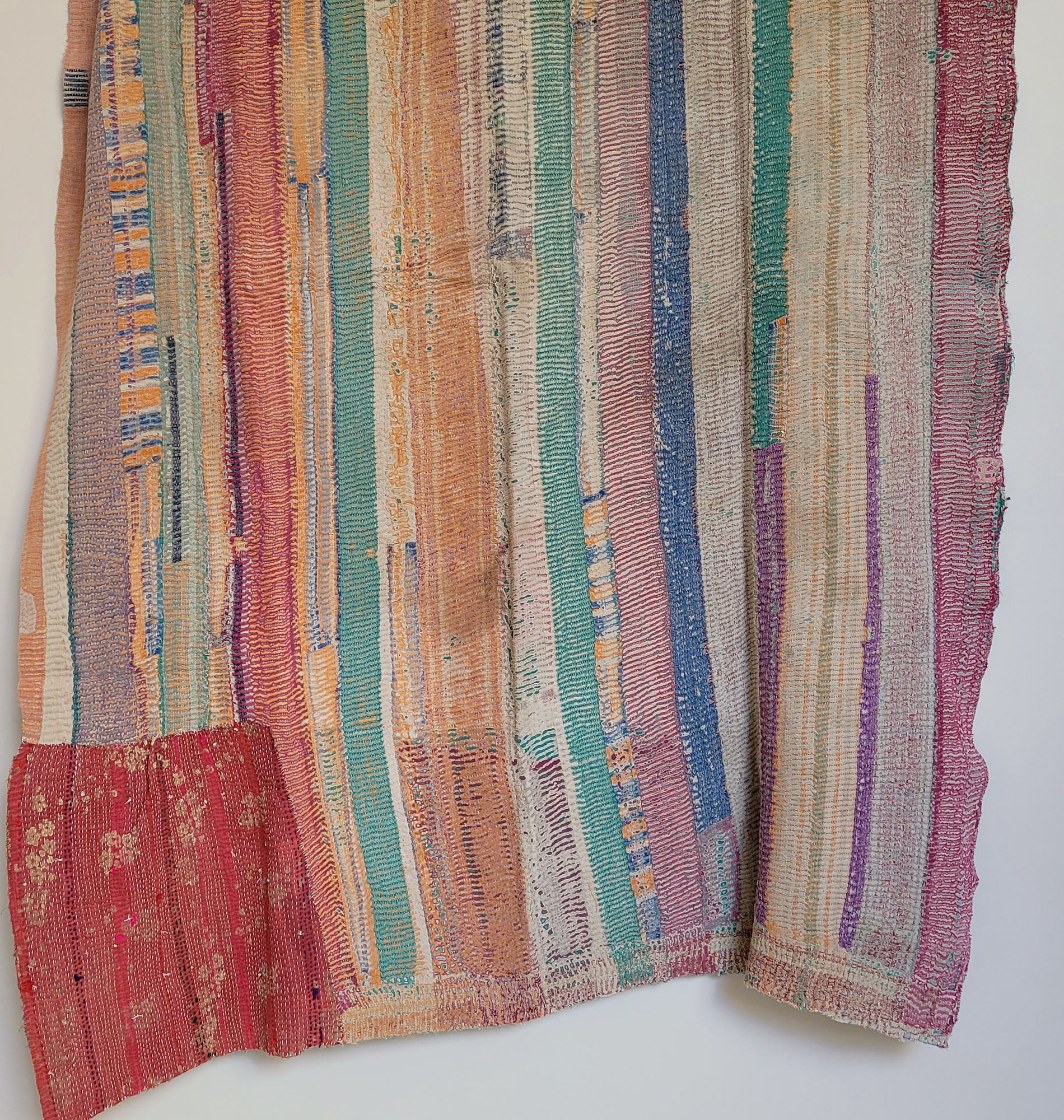 Beautiful outlet Vintage Kantha Quilt