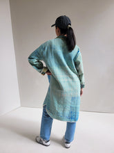 Load image into Gallery viewer, Long Kantha Jacket - No. 045
