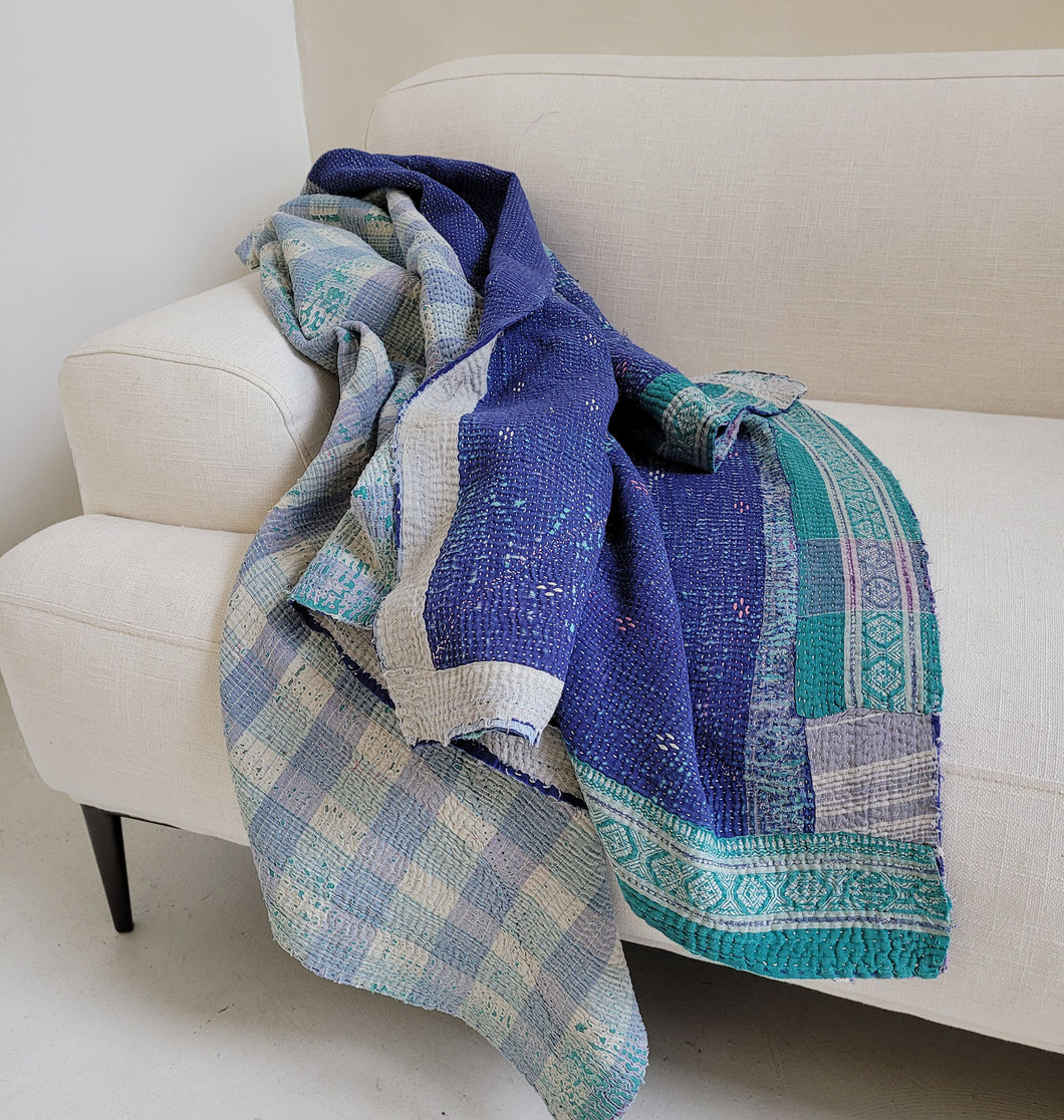 Kantha Quilt No. 086