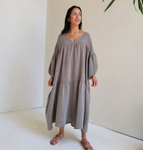 Load image into Gallery viewer, Lucy Organic Cotton Dress - Grey
