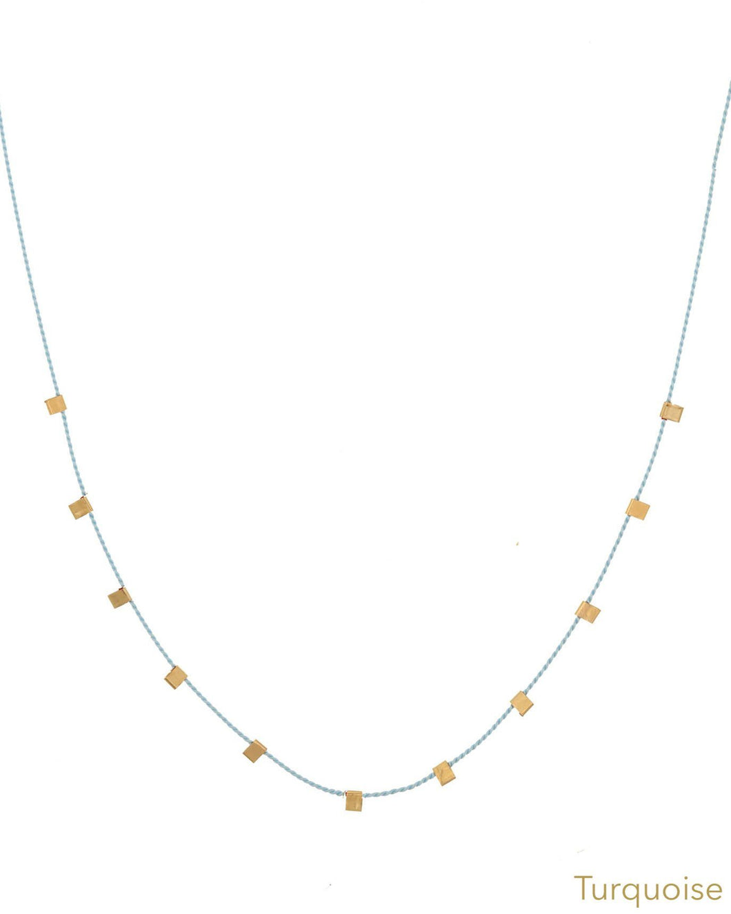 Hilo Thread + Gold Necklace