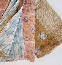 Load image into Gallery viewer, Kantha Quilt No. 065
