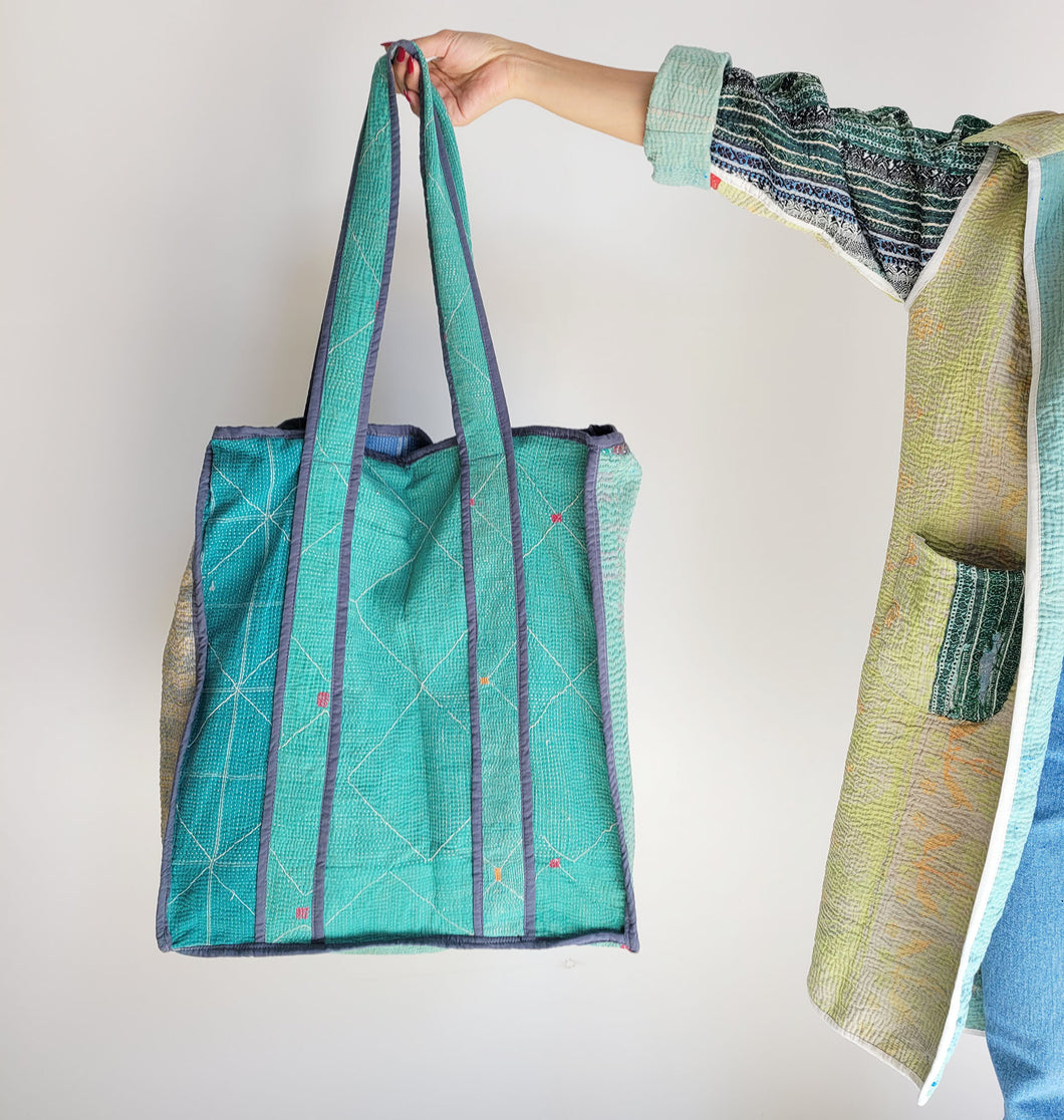 Kantha Tote Bag