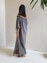 Load image into Gallery viewer, Selene Off-Shoulder Dress - Grey
