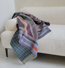 Load image into Gallery viewer, Kantha Quilt No. 080
