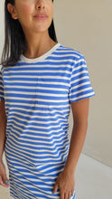 Load image into Gallery viewer, Organic Cotton Softspun Tee Dress - Stripe
