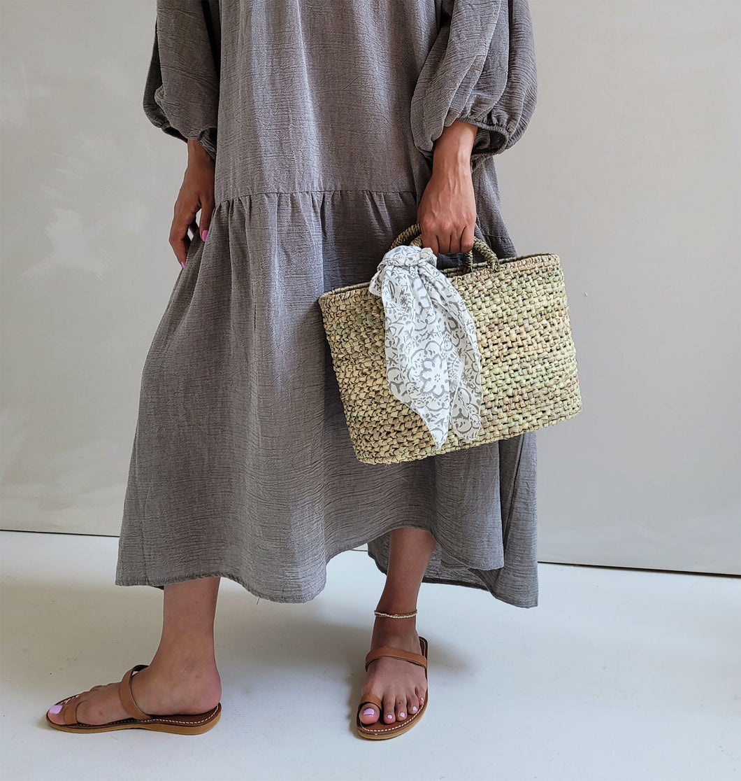 Zinnie Woven Tote Bag