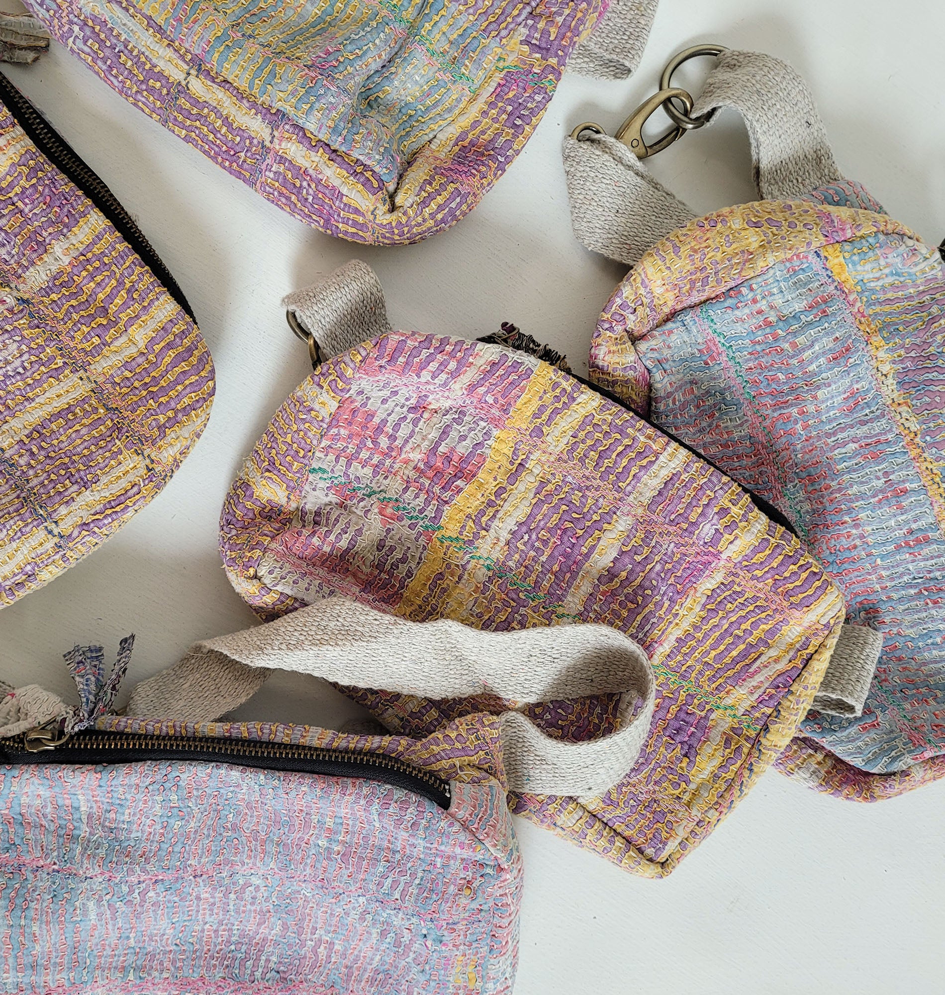 Kantha Crossbody Belt Bag