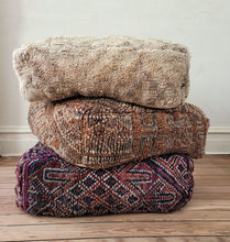 Load image into Gallery viewer, Vintage Wool Floor Cushion | Neutrals
